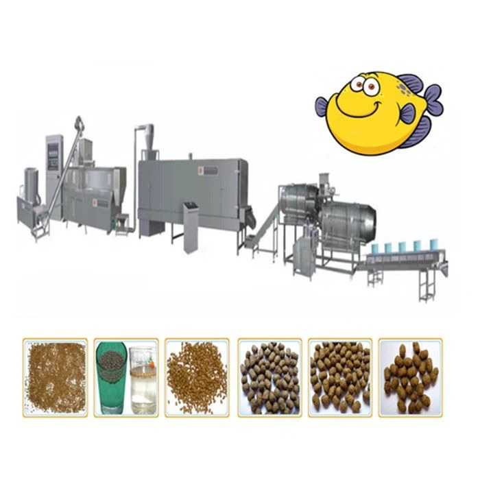 Automatic Fish Feed Pellet Machine Plant