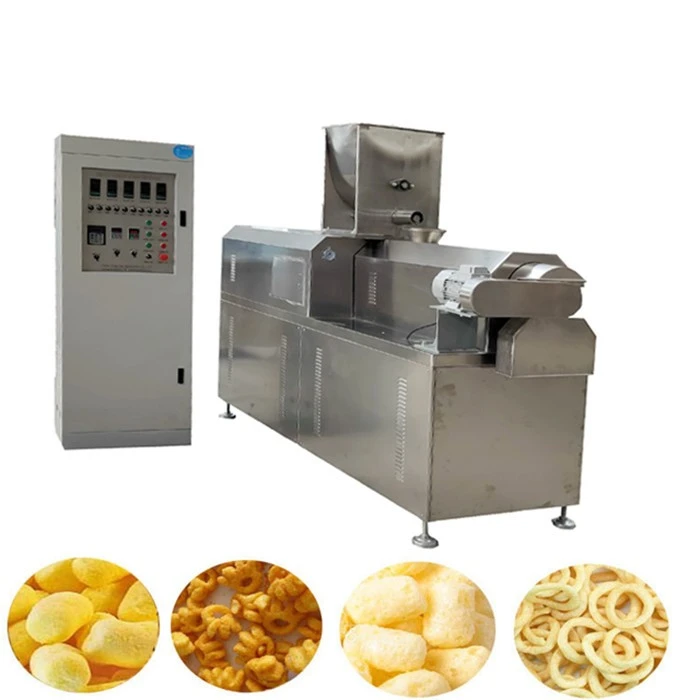 Double Screw Puff Snack Extruder